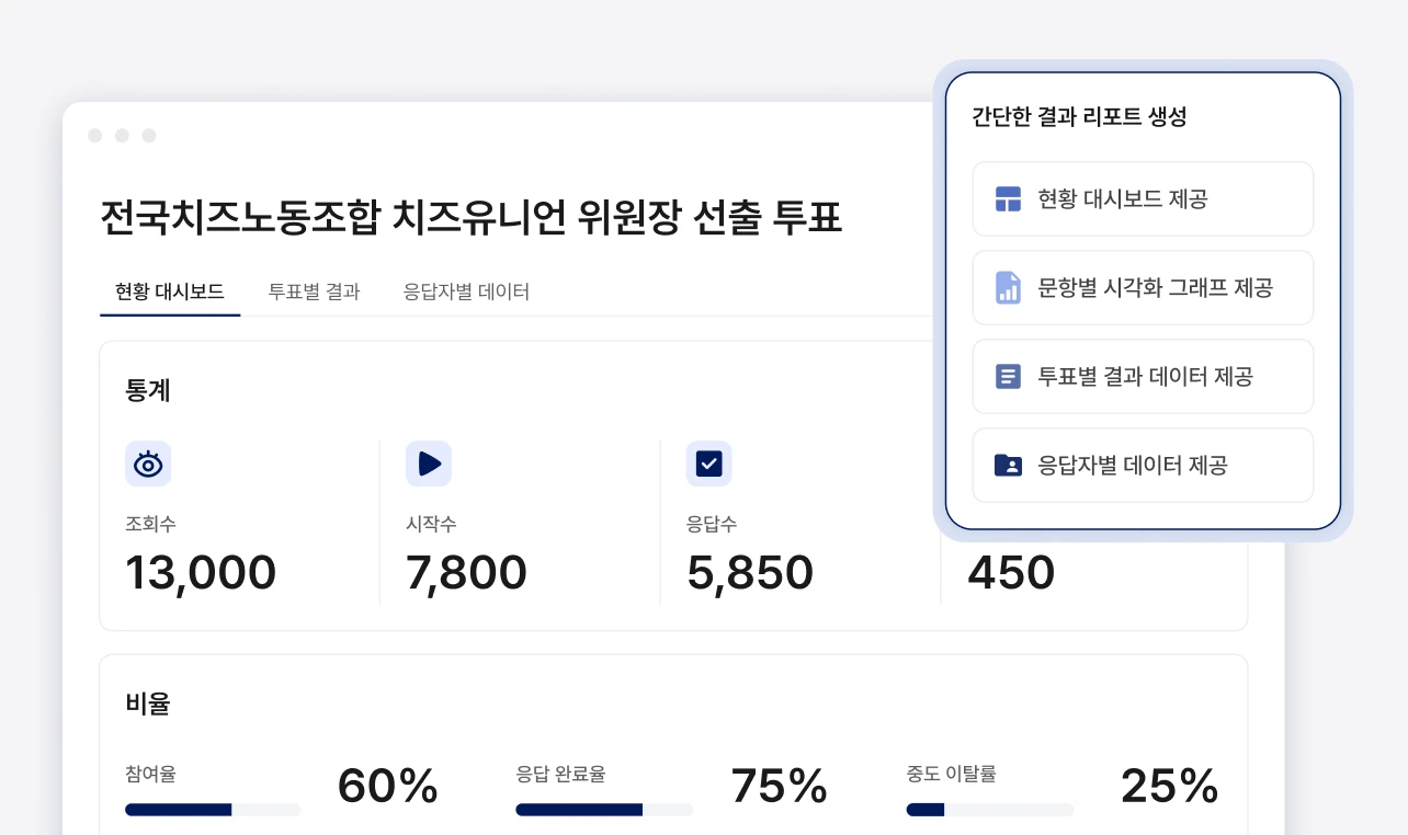 결과 리포트 preview